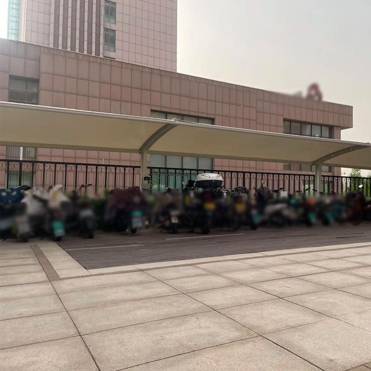 弥勒市膜结构电动车棚