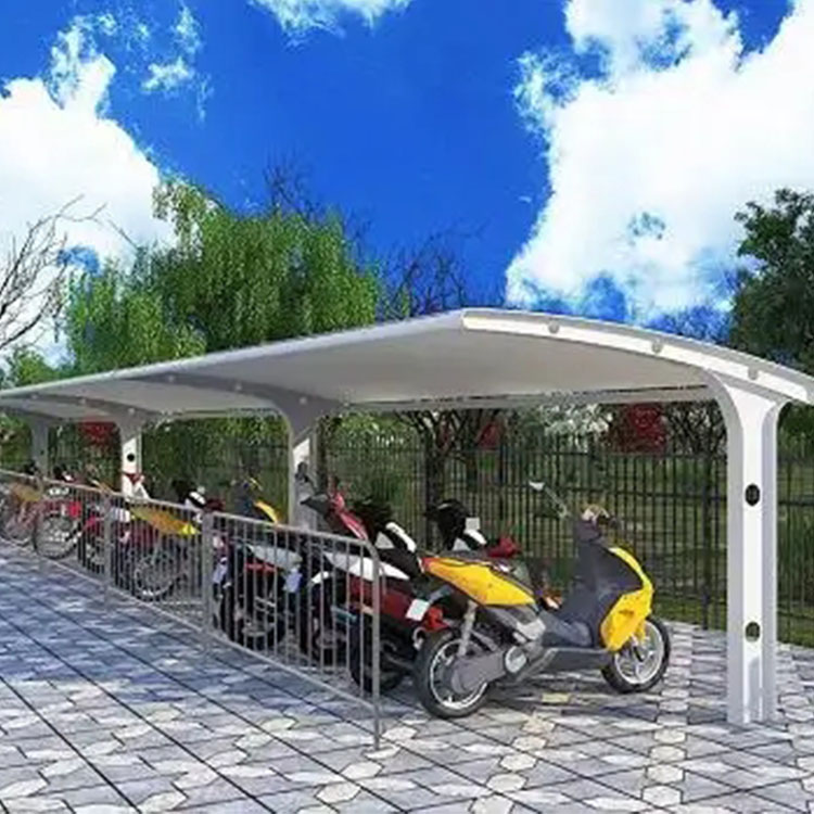 弥勒市膜结构电动车棚